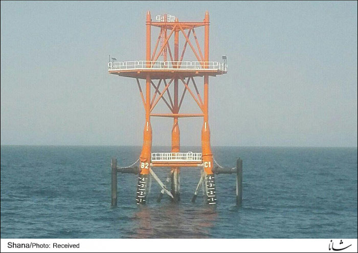 SPB13 platform offshore Iran