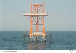 SPB13 platform offshore Iran