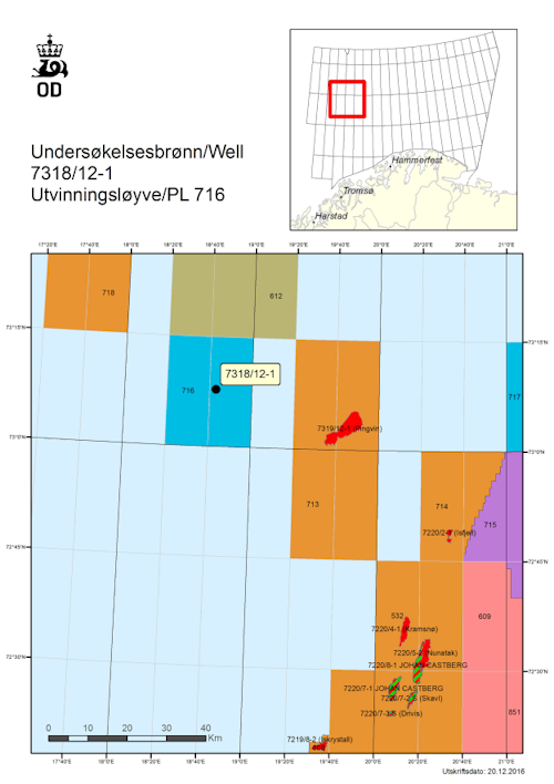 Norwegian Petroleum Directorate has authorized Eni to drill an exploration well in the Barents Sea