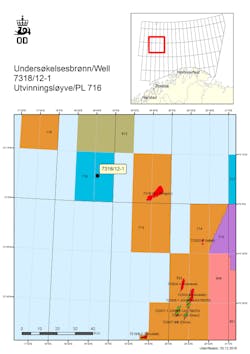 Norwegian Petroleum Directorate has authorized Eni to drill an exploration well in the Barents Sea
