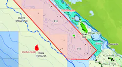 Gryphon 3D seismic survey offshore southern Gabon
