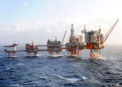 Valhall in the southern Norwegian North Sea Valhall in the southern Norwegian North Sea