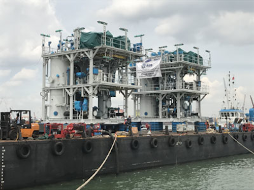 Minox Technology has delivered two water deaeration skids to Total’s Egina FPSO