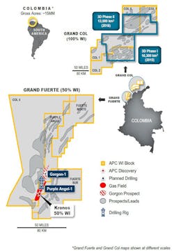 Anadarko offshore Colombia Anadarko offshore Colombia