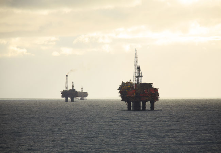 Brent oil and gas field in the UK northern North Sea