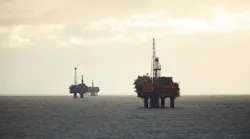 Brent oil and gas field in the UK northern North Sea