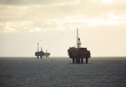 Brent oil and gas field in the UK northern North Sea Brent oil and gas field in the UK northern North Sea