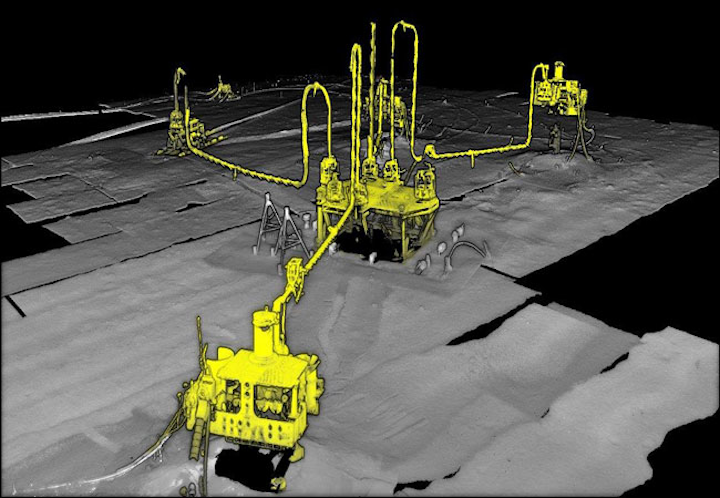 Deepwater subsea 3D laser survey offshore Ghana