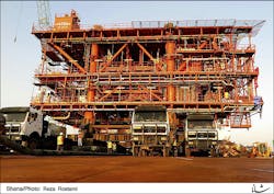 SADRA South Pars Phase 22 gas project platform SADRA South Pars Phase 22 gas project platform