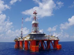 Hakuryu-5 semisubmersible drilling rig Hakuryu-5 semisubmersible drilling rig