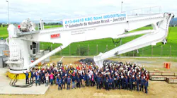 Huisman Brazil 50-metric ton knuckle boom crane