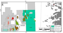 Skarfjell field in the Norwegian North Sea Skarfjell field in the Norwegian North Sea