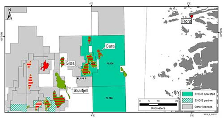 Skarfjell subsea tieback to the Gjøa platform in the North Sea