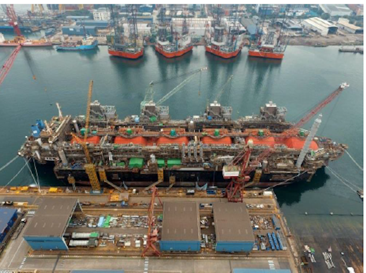 Hilli FLNG vessel