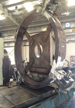 Four-piece ring clamp Four-piece ring clamp