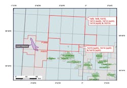 Azinor Catalyst licenses covering 10 blocks in the North Sea Firth under the UK&rsquo;s 29th offshore licensing round
