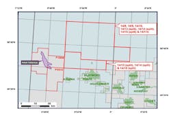 Azinor Catalyst licenses covering 10 blocks in the North Sea Firth under the UK’s 29th offshore licensing round Azinor Catalyst licenses covering 10 blocks in the North Sea Firth under the UK’s 29th offshore licensing round