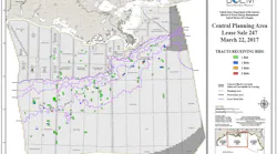 Central Gulf of Mexico planning area Lease Sale 247