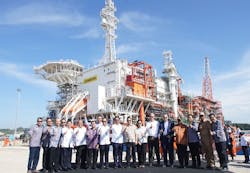 Eni's Jangkrik floating production unit Eni's Jangkrik floating production unit