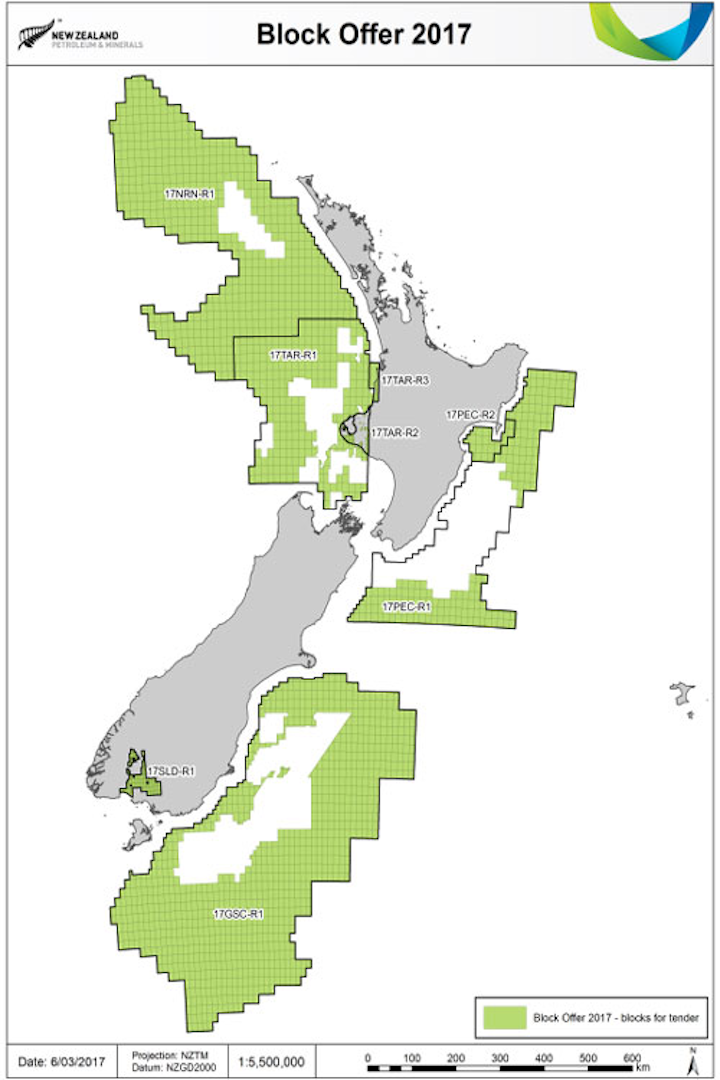 New Zealand's Block Offer 2017