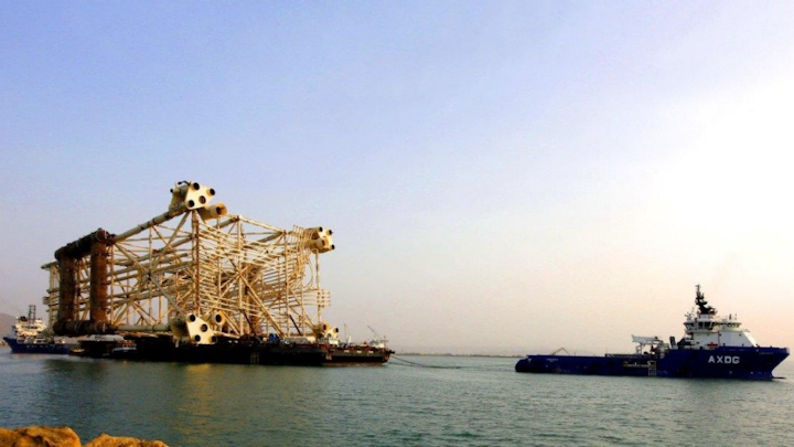 Second Shah Deniz 2 platform jacket