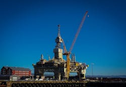 Njord A semisubmersible platform Njord A semisubmersible platform