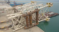 Shah Deniz 2 production and riser platform jacket