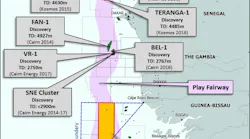 AGC Profond block in the offshore joint development zone between Senegal and Guinea-Bissau