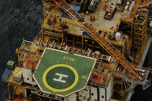 Stag platform offshore Western Australia