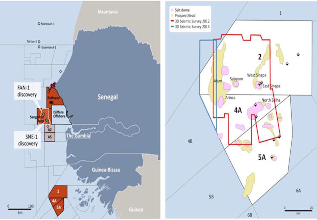 Offshore Senegal and Guinea-Bissau licenses