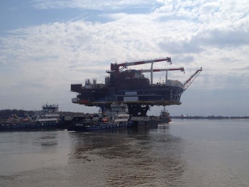 Ice-resistant platform topsides for Phase 2 of the Vladimir Filanovsky field development