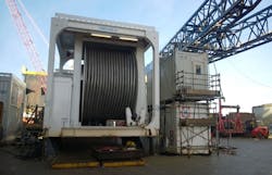 Offshore office container onboard Heerema Marine Contractors’ semisubmersible crane vessel Thialf Offshore office container onboard Heerema Marine Contractors’ semisubmersible crane vessel Thialf