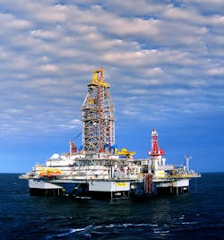 ENSCO 8503 semisubmersible drilling rig ENSCO 8503 semisubmersible drilling rig