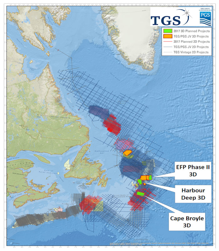 East Flemish Pass 3D Phase II and Harbour Deep 3D offshore Eastern Canada