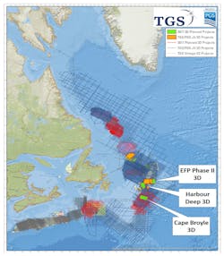 East Flemish Pass 3D Phase II and Harbour Deep 3D offshore Eastern Canada