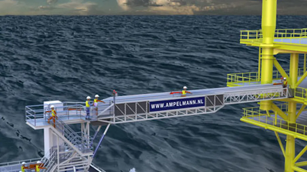 Operable Platform OTC 2017: Walk-to-Work system operable even in rough seas | Offshore