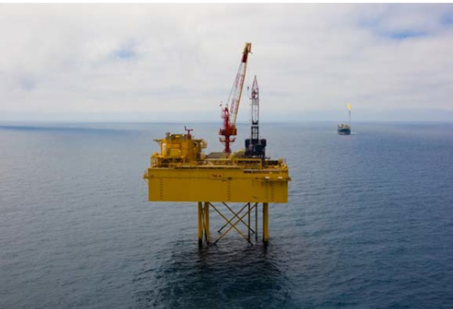 Maari wellhead platform