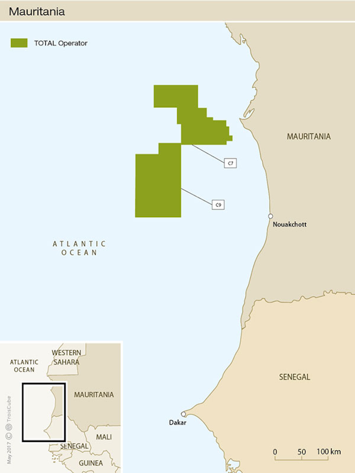 Total offshore Mauritania