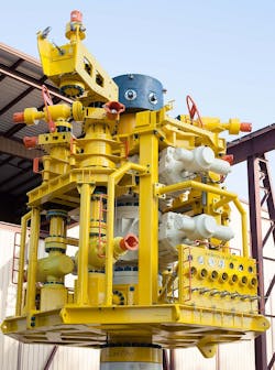 Wild Well’s WellCONTAINED capping stack located in Singapore. Wild Well’s WellCONTAINED capping stack located in Singapore.