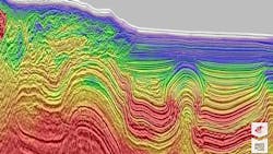 Kirchhoff migration image from CGG’s Encontrado multi-client reprocessing project Kirchhoff migration image from CGG’s Encontrado multi-client reprocessing project