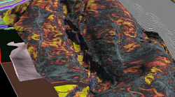 Stratal-Slice from within the Upper Wilcox Formation from the Encontrado project