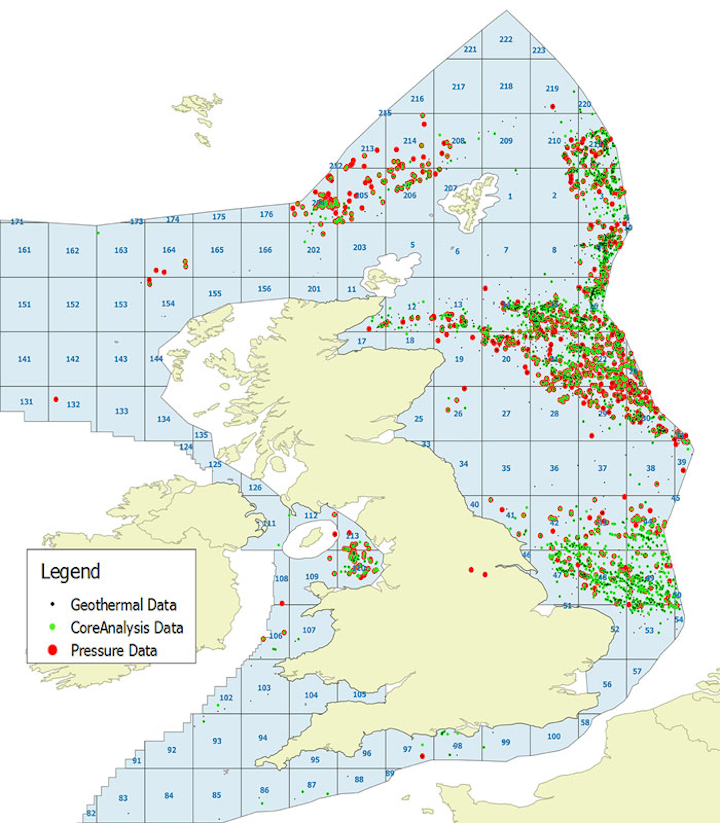 Digital well products supplied by CGG GeoConsulting to Oil & Gas Authority