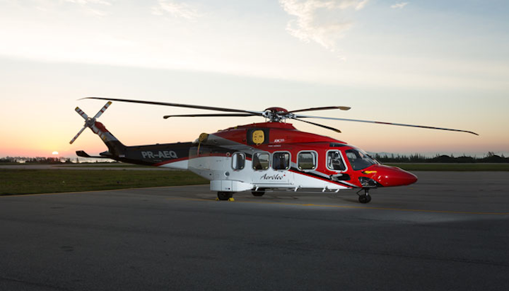 Leonardo AW189 helicopter