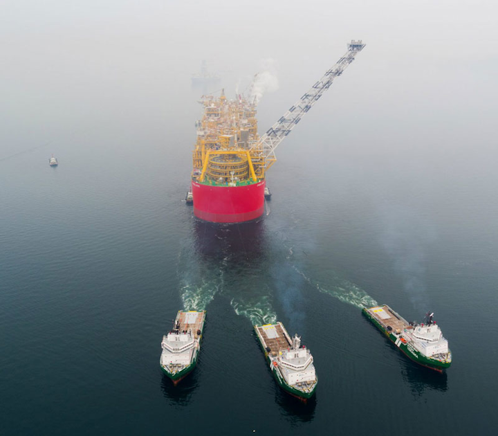 Prelude FLNG vessel