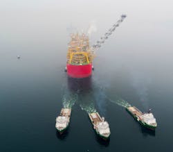 Prelude FLNG vessel Prelude FLNG vessel