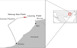 Layang gas field in block SK10 offshore Sarawak