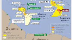 Offshore Guyana and Suriname