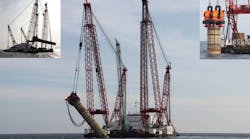 CAPE Holland&rsquo;s Vibro lifting tool lifting in the Dutch North Sea