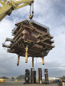 Leman BH platform topsides Leman BH platform topsides