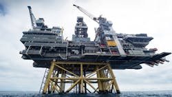 Gina Krog production platform offshore Norway Gina Krog production platform offshore Norway
